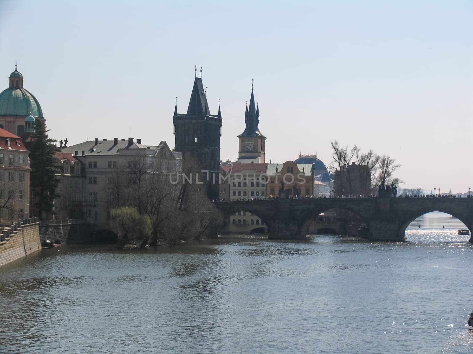 Prague, Czech Republic - August 23, 2016: Attractions of city Prague. Statues and monuments. Historical Buildings