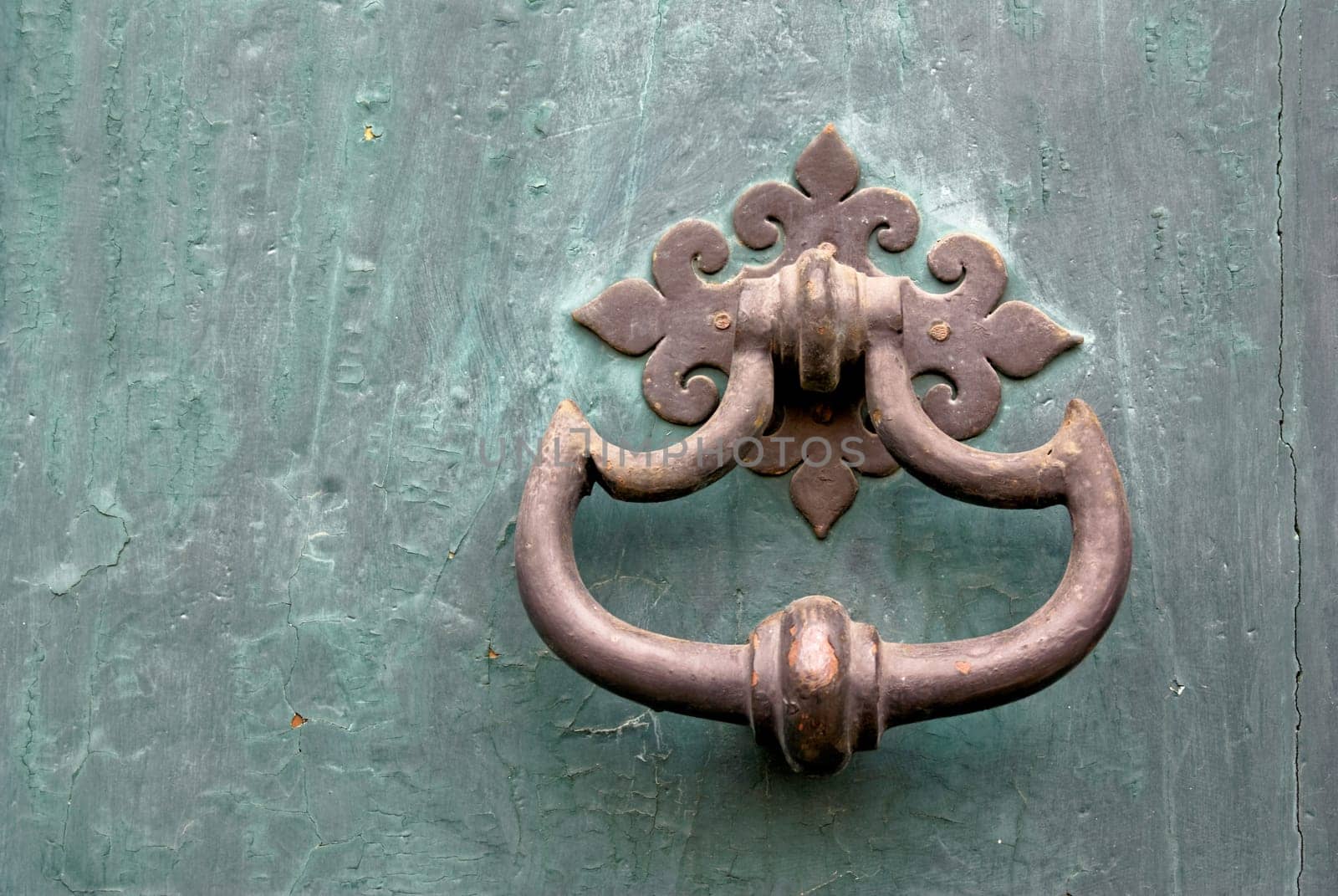 Vatican City Old door with door knocker