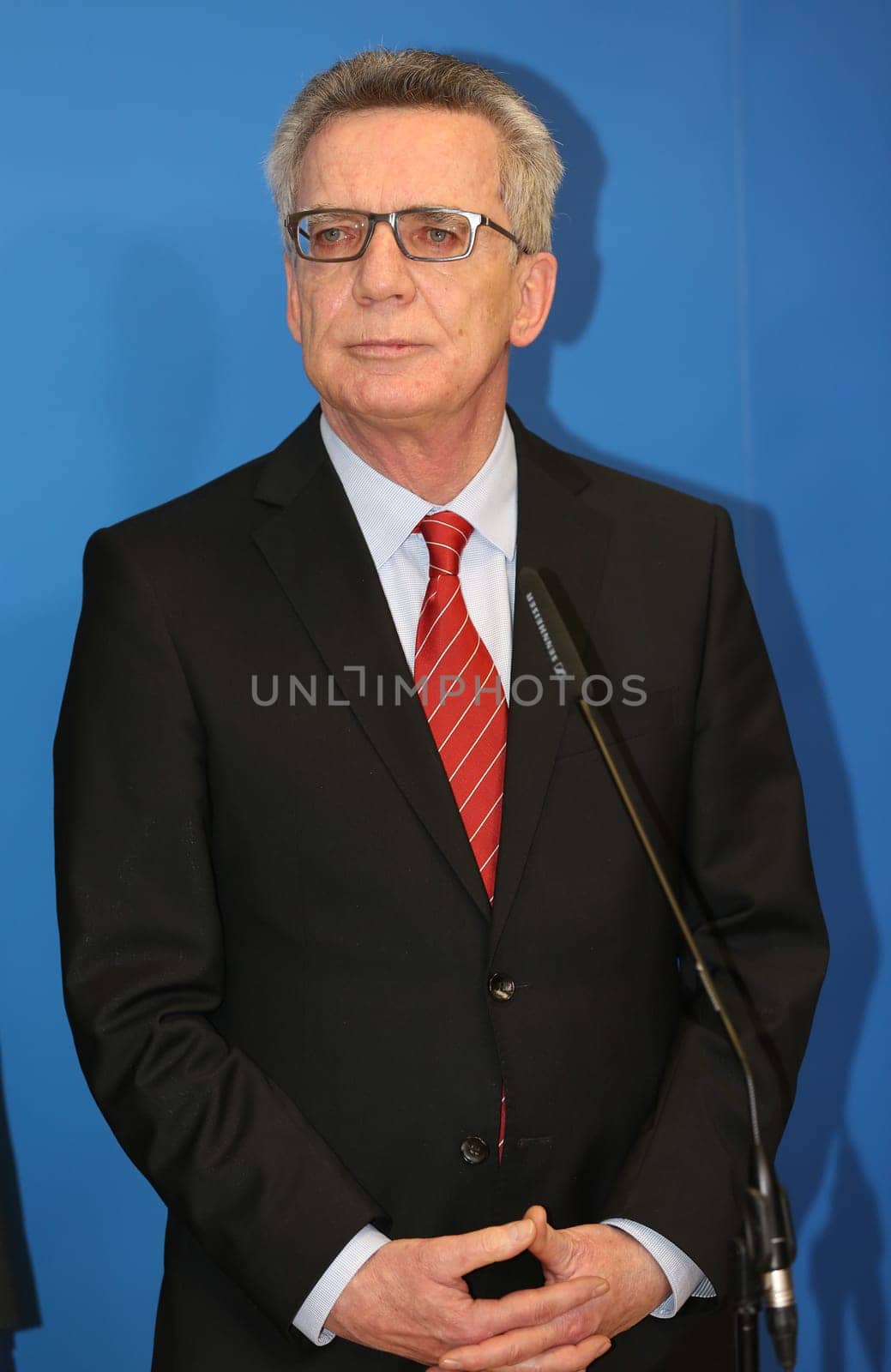 Federal Minister of the Interior Thomas de Maizière (CDU) visits the Competence Center Return of the Magdeburg City Mission on 21.02.2017