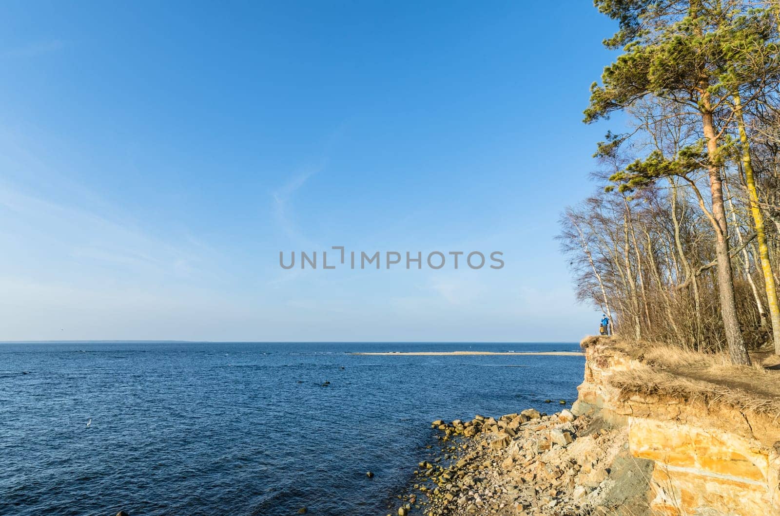 Estonian Baltic Sea coast, the precipice