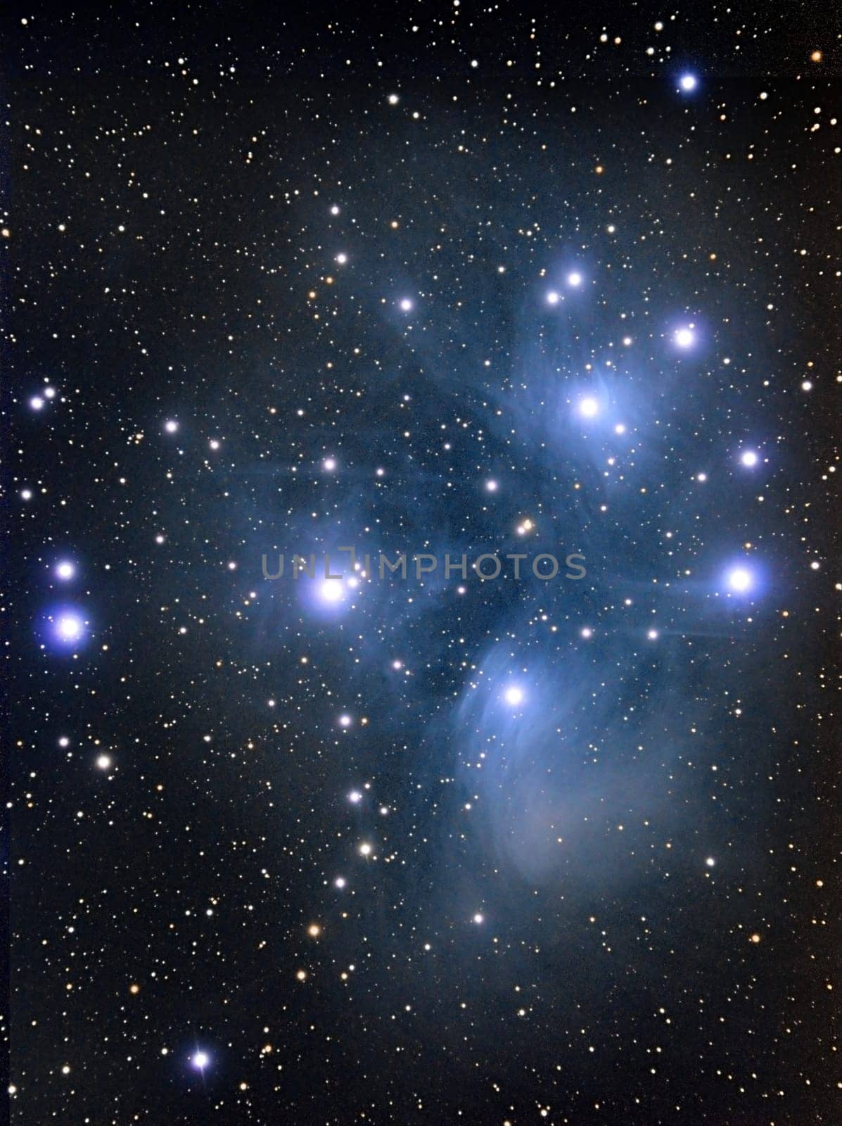 Starry Sky. Star objects, galaxies, and all the heavenly bodies. Background of stars and galaxies, the Milky Way.