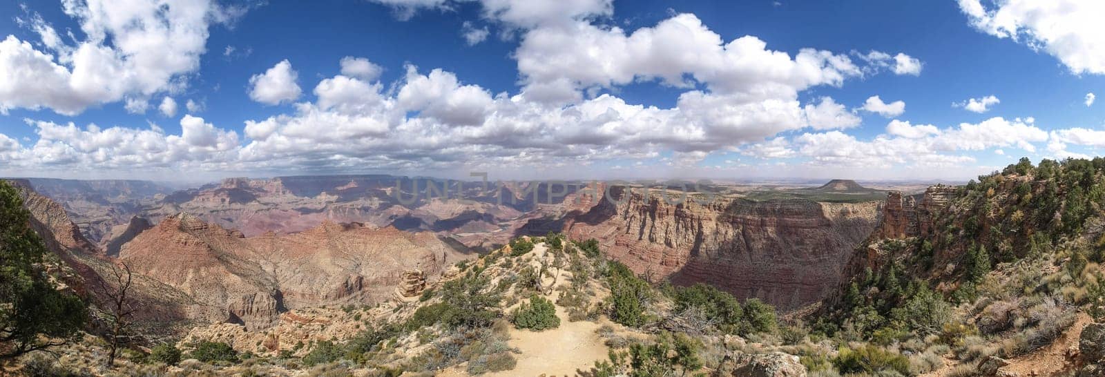 The Grand Canyon. Views of the canyon, the landscape and nature.