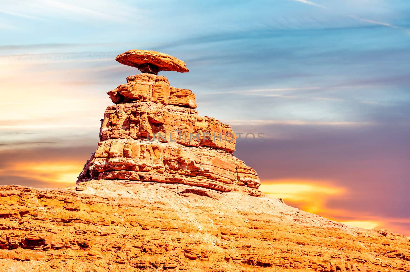 the Mexican Hat Monument, southwest, Utah, USA