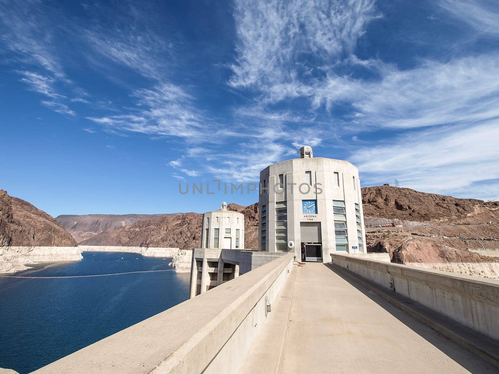 Nevada, USA - June 18, 2015: View of the Hoover Dam in Nevada, USA