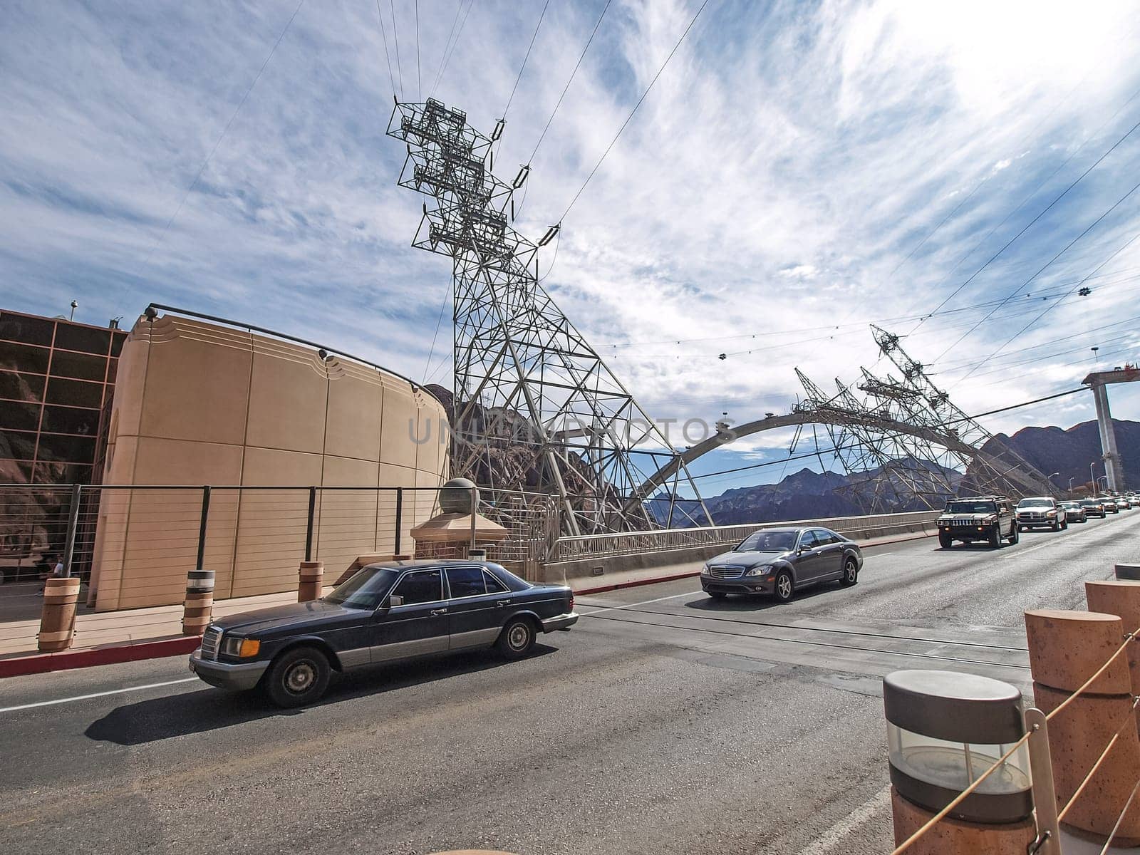 Nevada, USA - June 18, 2015: View of the Hoover Dam in Nevada, USA