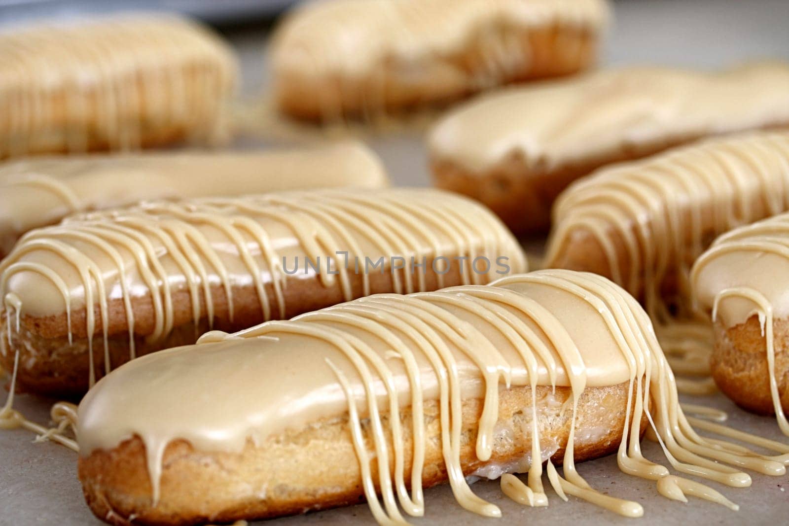 eclair walnuts sweet dessert delicious pastry