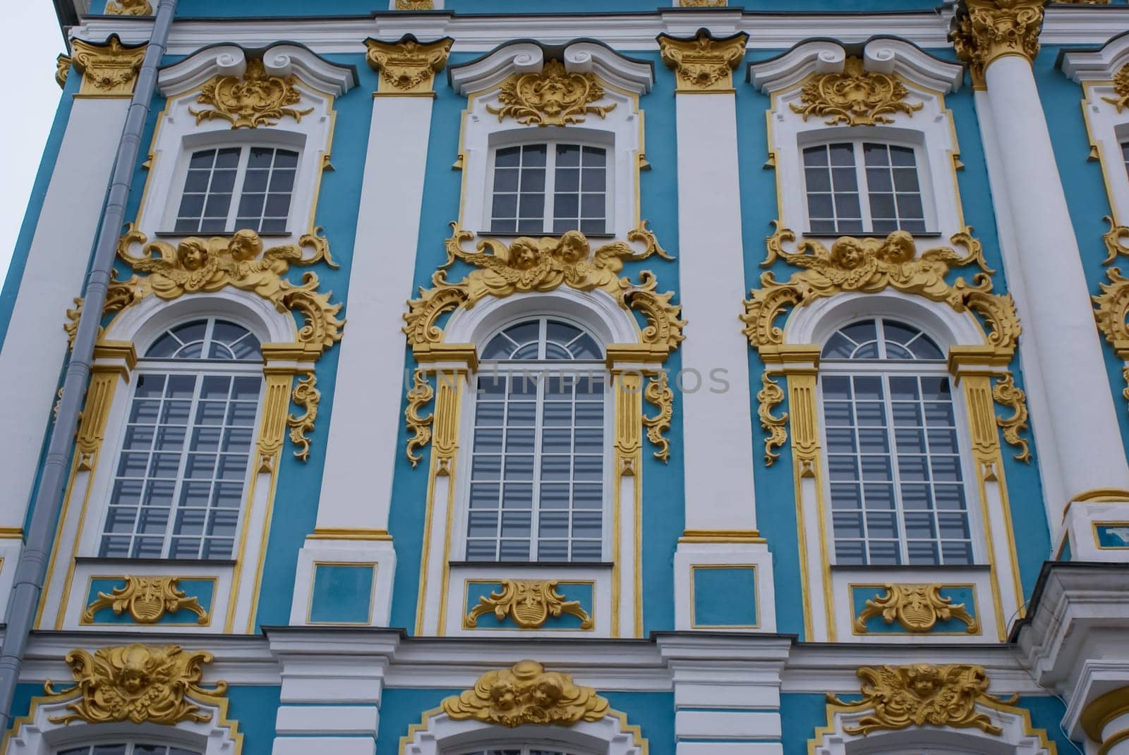 Saint-Petersburg, Russia - August 12, 2016: City of St. Pererburge. The palaces and architecture of the city. Buildings of historical part of the city.