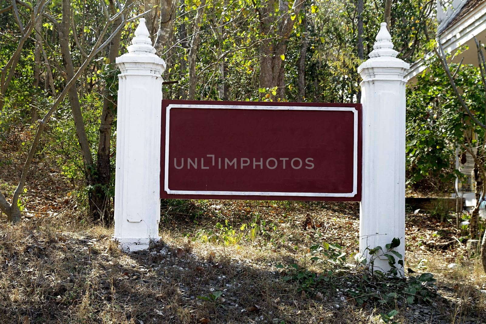 landscape nature blank billboard empty space brown color