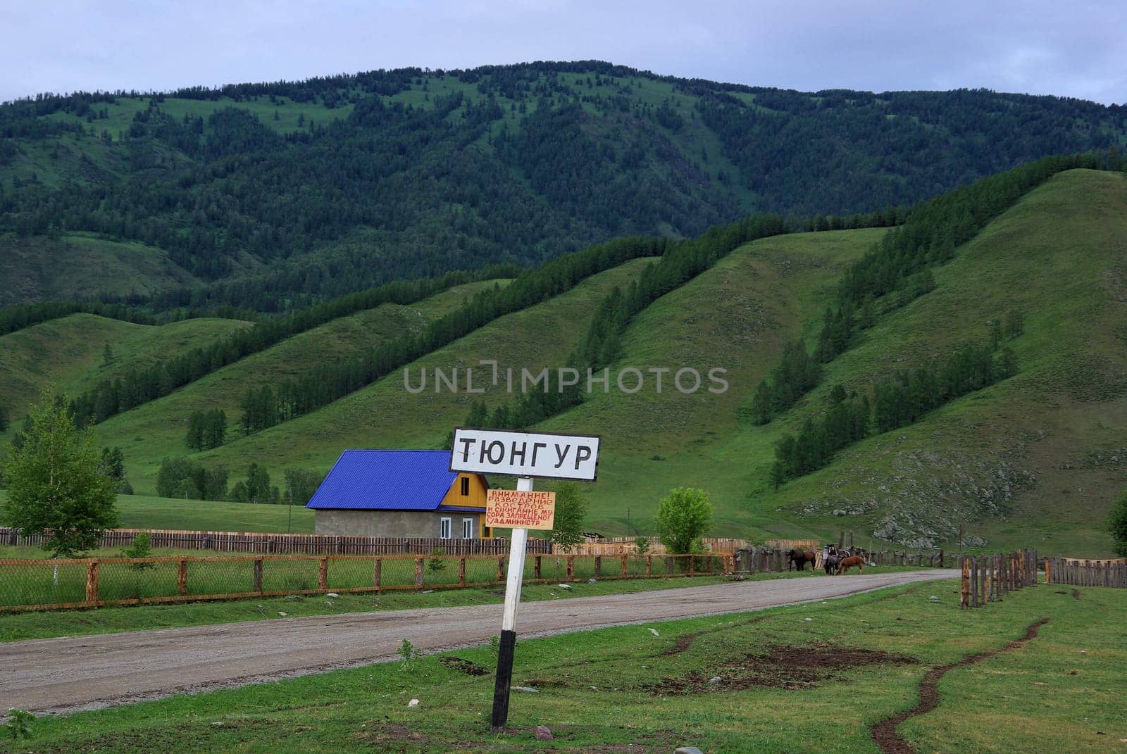 Mountain landscape. Highlands, the mountain peaks, gorges and valleys. The stones on the slopes.