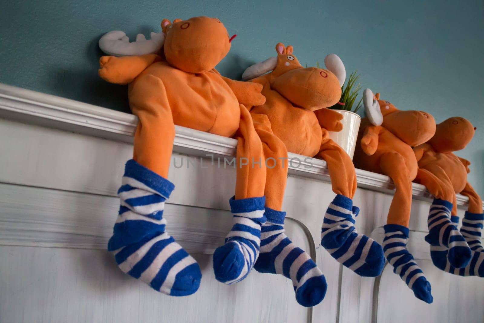 Cow Dolls Of Home Interior Decoration, stock photo