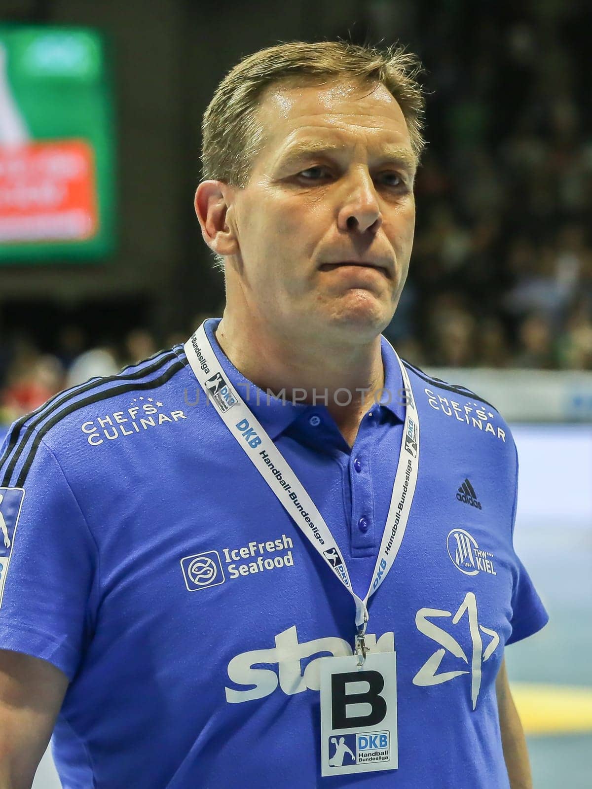 Head coach Alfred Gislason (THW Kiel) during the DKB Handball Bundesliga match 2016-2017,SC Magdeburg against THW Kiel