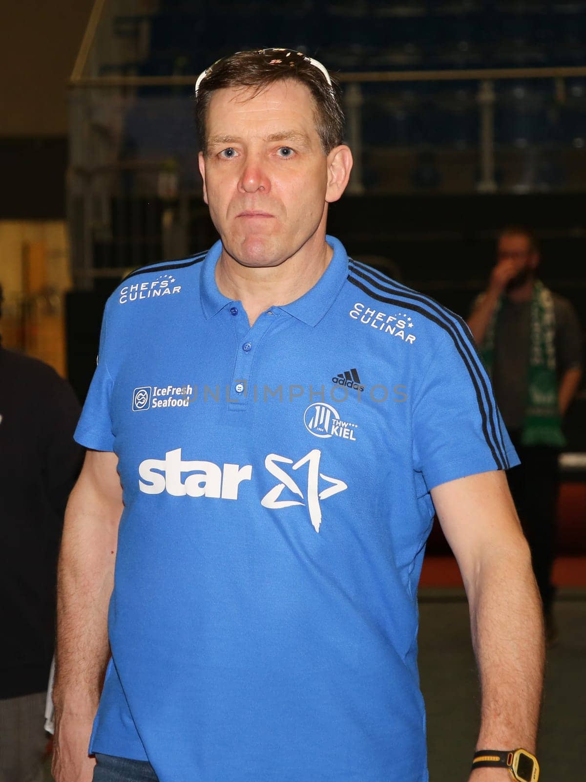 Head coach Alfred Gislason (THW Kiel) after the DKB Handball Bundesliga match 2016-2017,SC Magdeburg against THW Kiel