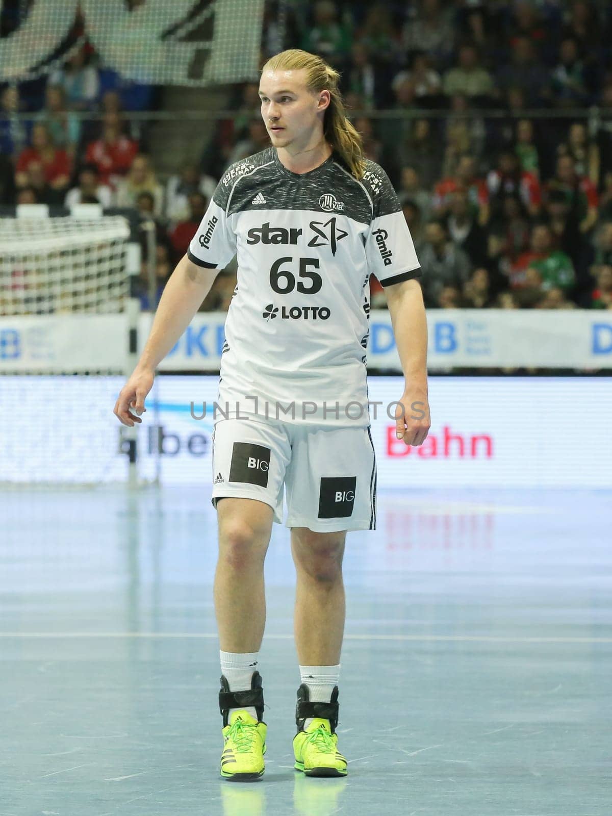 Lukas Nilsson (THW Kiel) during the DKB Handball-Bundesliga match 2016-2017,SC Magdeburg vs THW Kiel