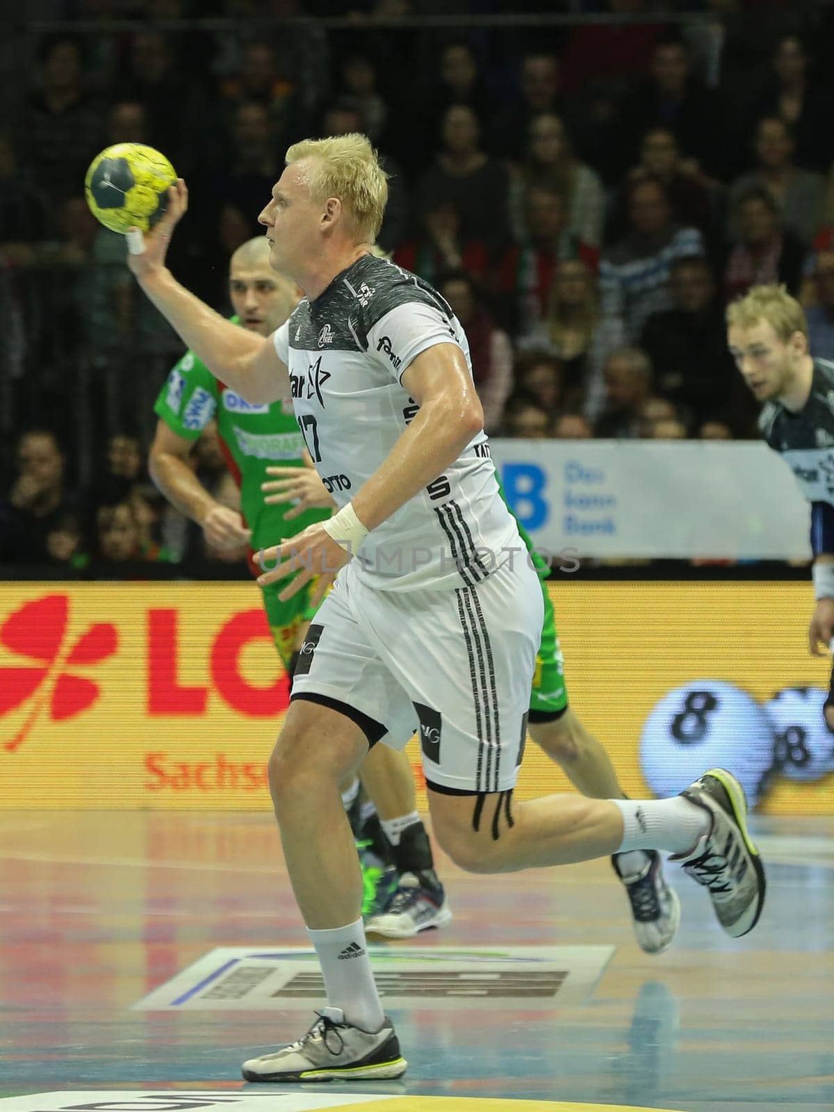 Patrick Wiencek (THW Kiel) during the DKB Handball Bundesliga match 2016-2017,SC Magdeburg against THW Kiel