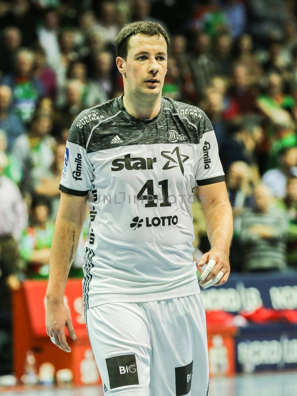 Marko Vujin (THW Kiel) during the DKB Handball Bundesliga match 2016-2017,SC Magdeburg against THW Kiel