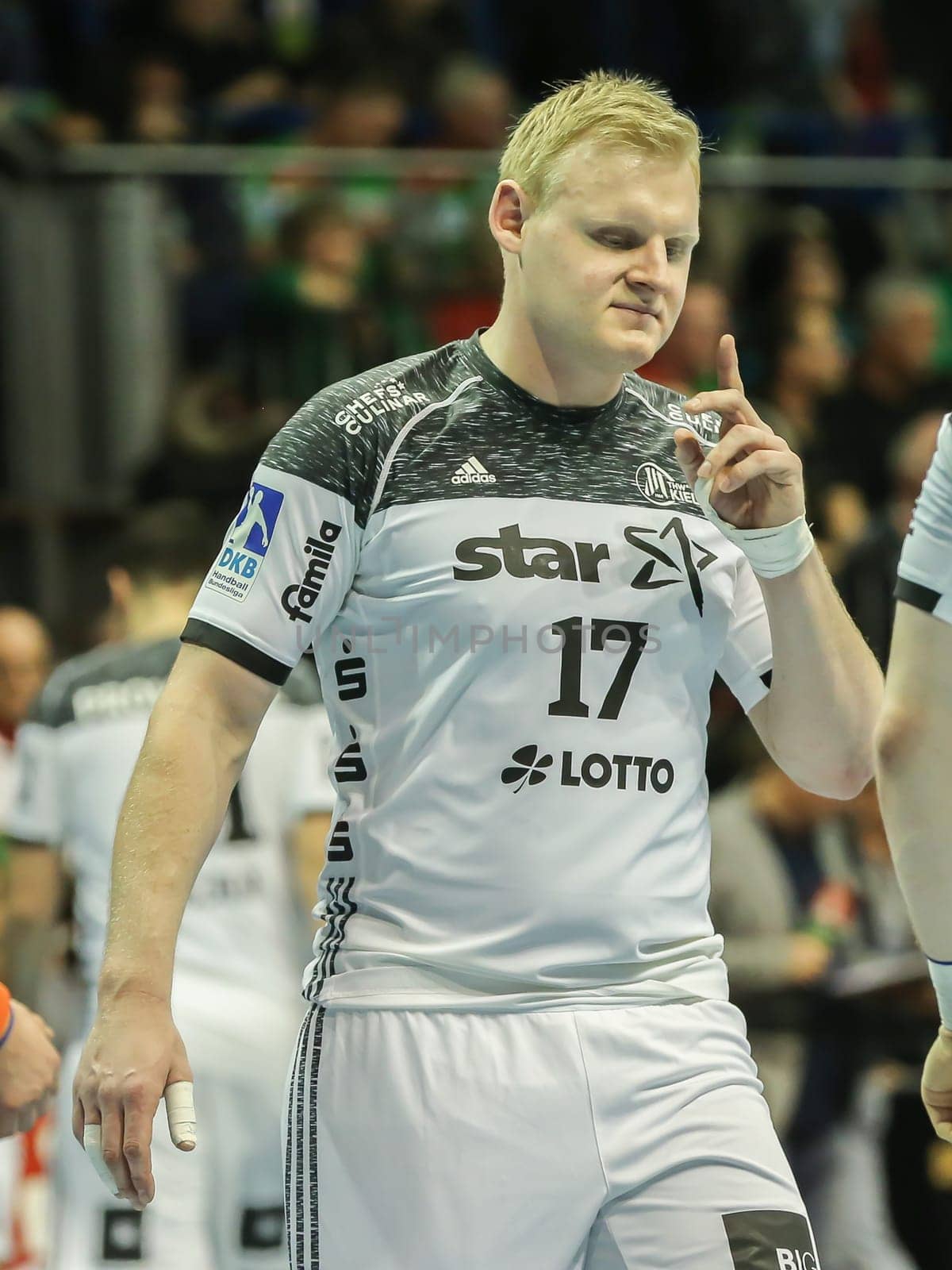 Patrick Wiencek (THW Kiel) during the DKB Handball Bundesliga match 2016-2017,SC Magdeburg against THW Kiel