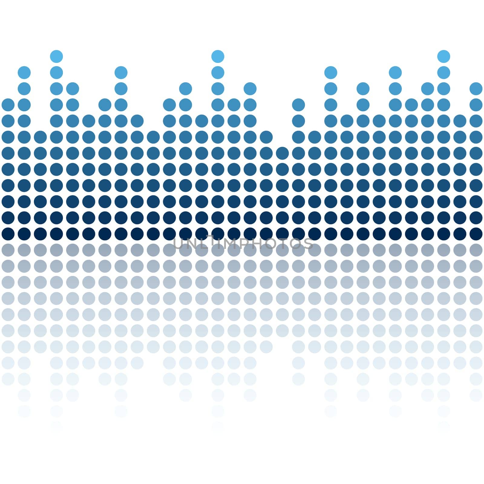 seamless digital equalizer background with color gradient