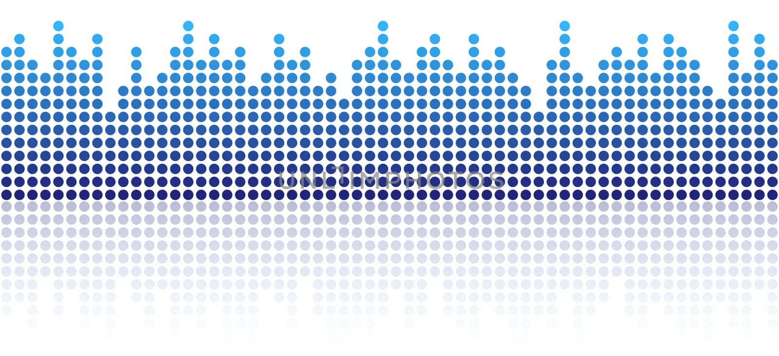 seamless digital equalizer background with color gradient