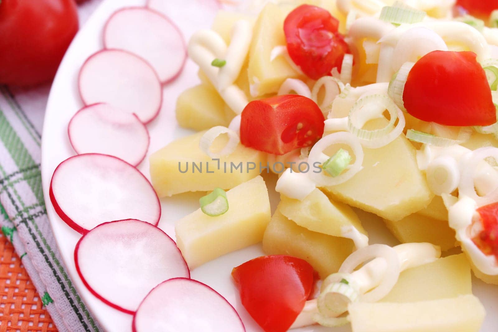 fresh potato salad
