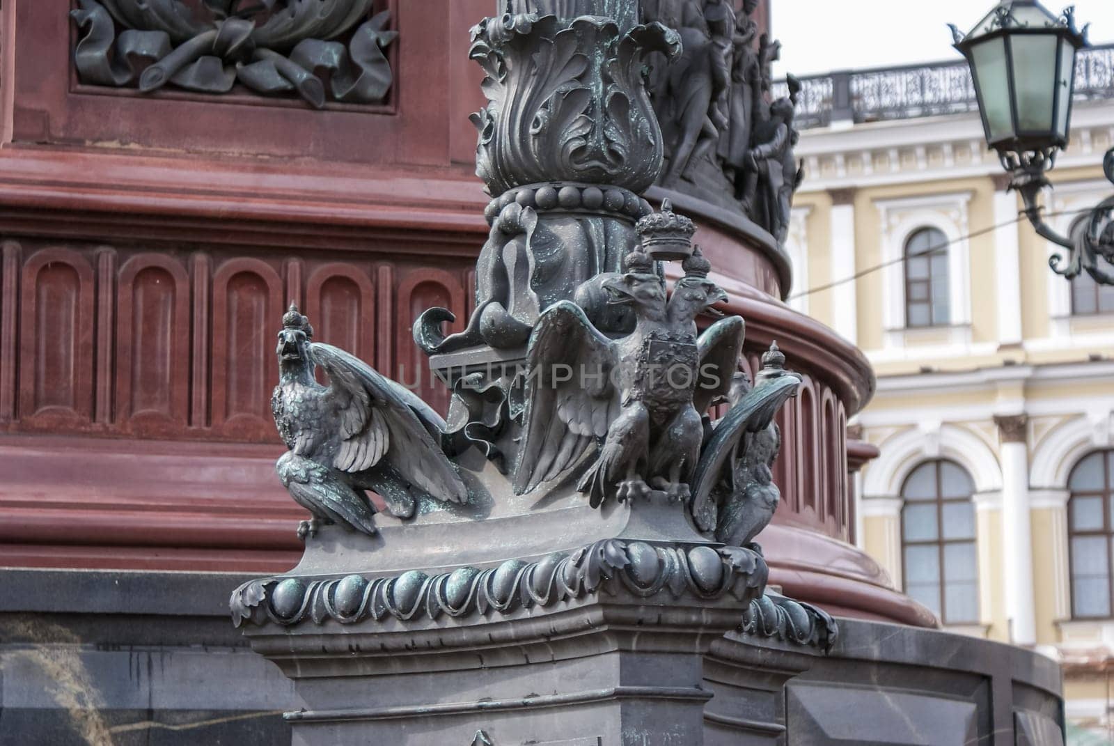 Saint-Petersburg, Russia - August 12, 2016: City of St. Pererburge. The palaces and architecture of the city. Buildings of historical part of the city.