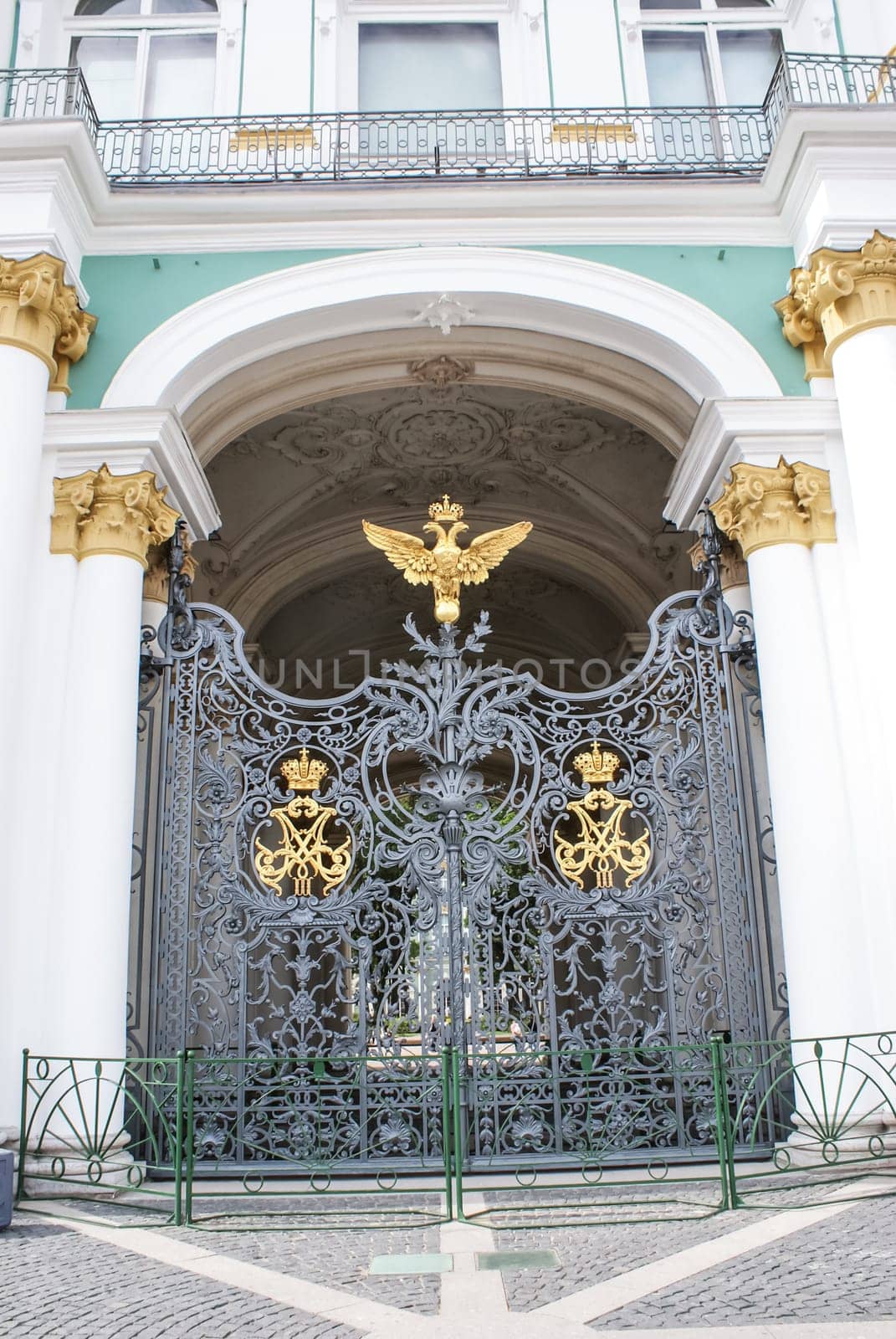 Saint-Petersburg, Russia - August 12, 2016: City of St. Pererburge. Palaces and architecture. Interiors and pictures inside historical buildings. Paintings and art in the museum. Statues and art.
