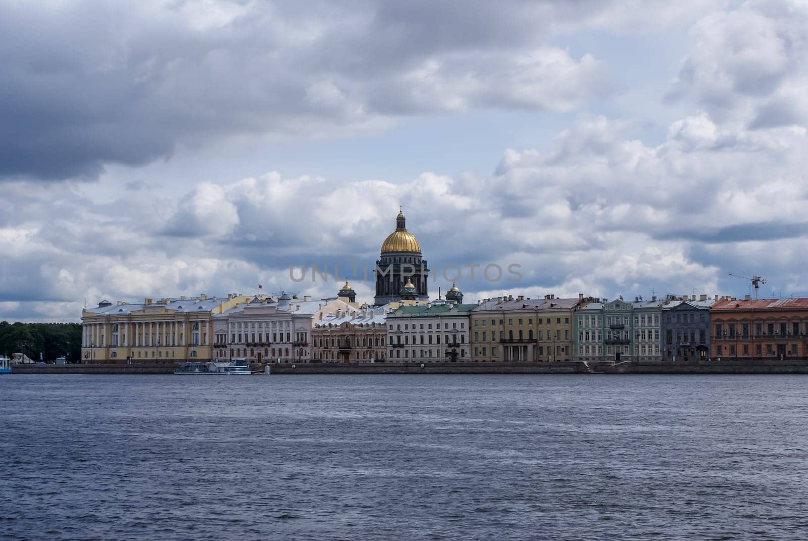 Saint-Petersburg, Russia - August 12, 2016: City of St. Pererburge. The palaces and architecture of the city. Buildings of historical part of the city.