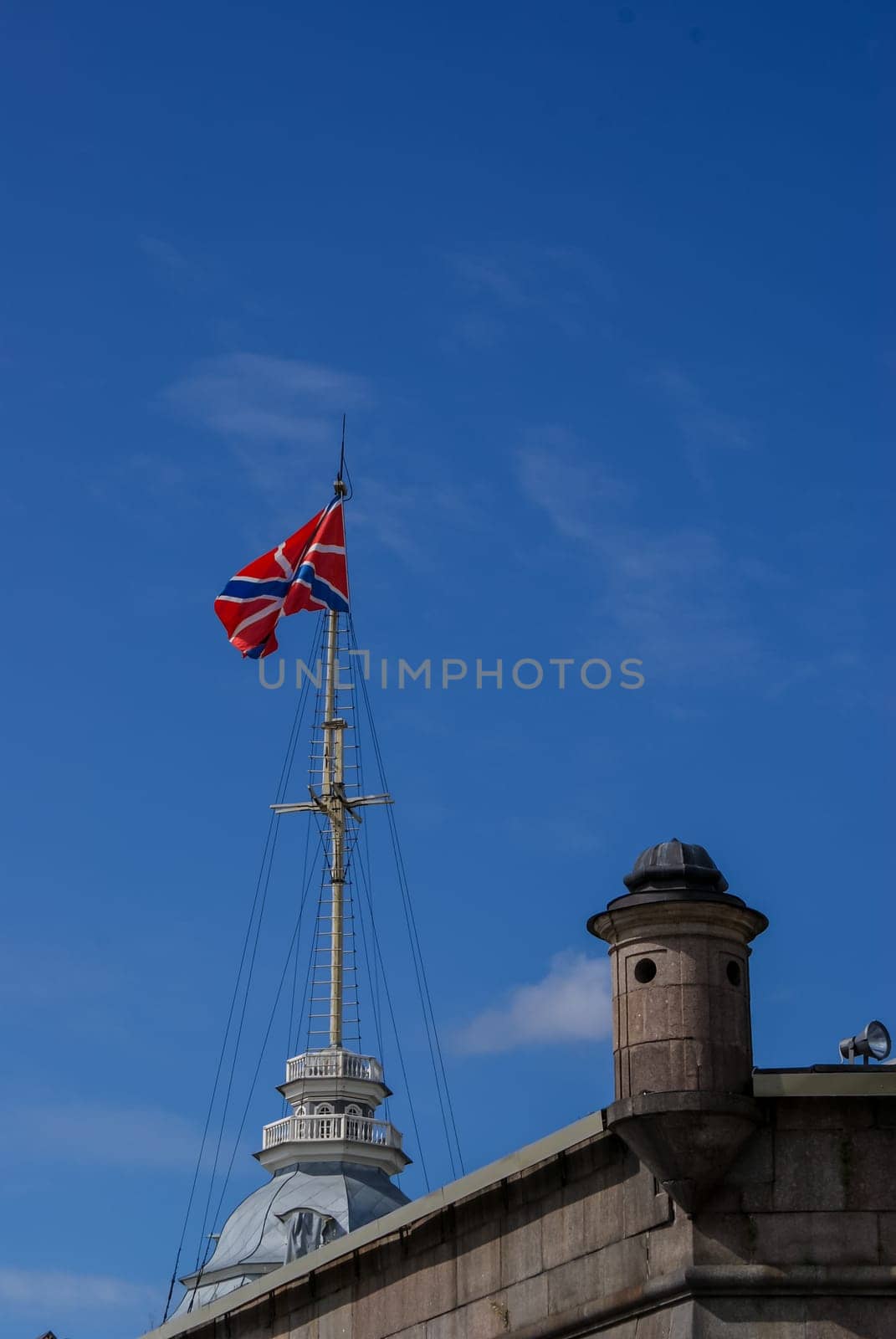 Saint-Petersburg, Russia - August 12, 2016: City of St. Pererburge. The palaces and architecture of the city. Buildings of historical part of the city.