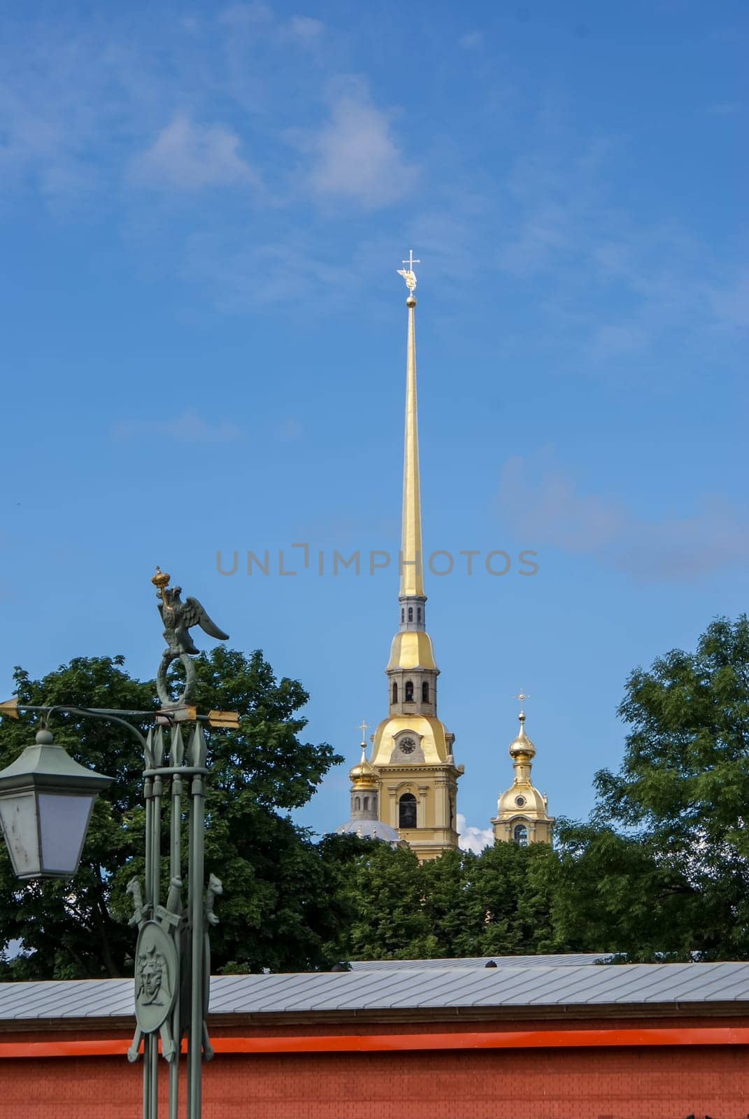 Saint-Petersburg, Russia - August 12, 2016: City of St. Pererburge. The palaces and architecture of the city. Buildings of historical part of the city.