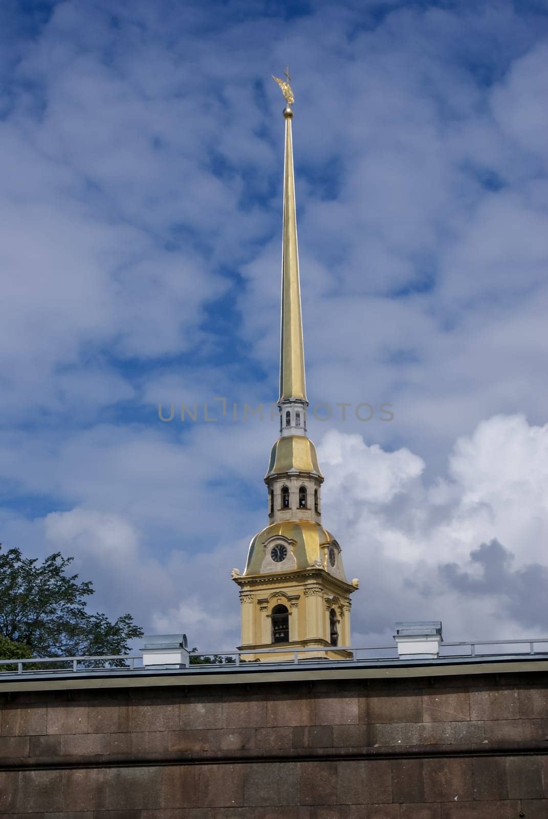 Saint-Petersburg, Russia - August 12, 2016: City of St. Pererburge. The palaces and architecture of the city. Buildings of historical part of the city.