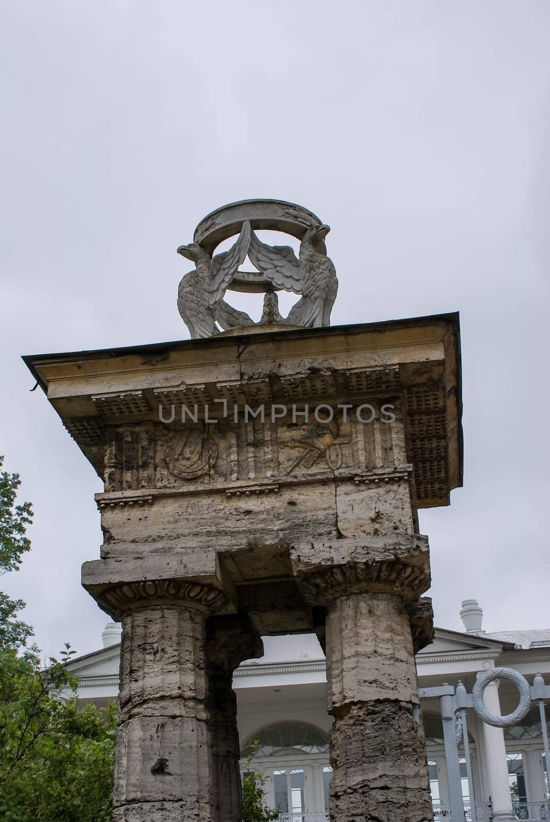 Saint-Petersburg, Russia - August 12, 2016: City of St. Pererburge. The palaces and architecture of the city. Buildings of historical part of the city.
