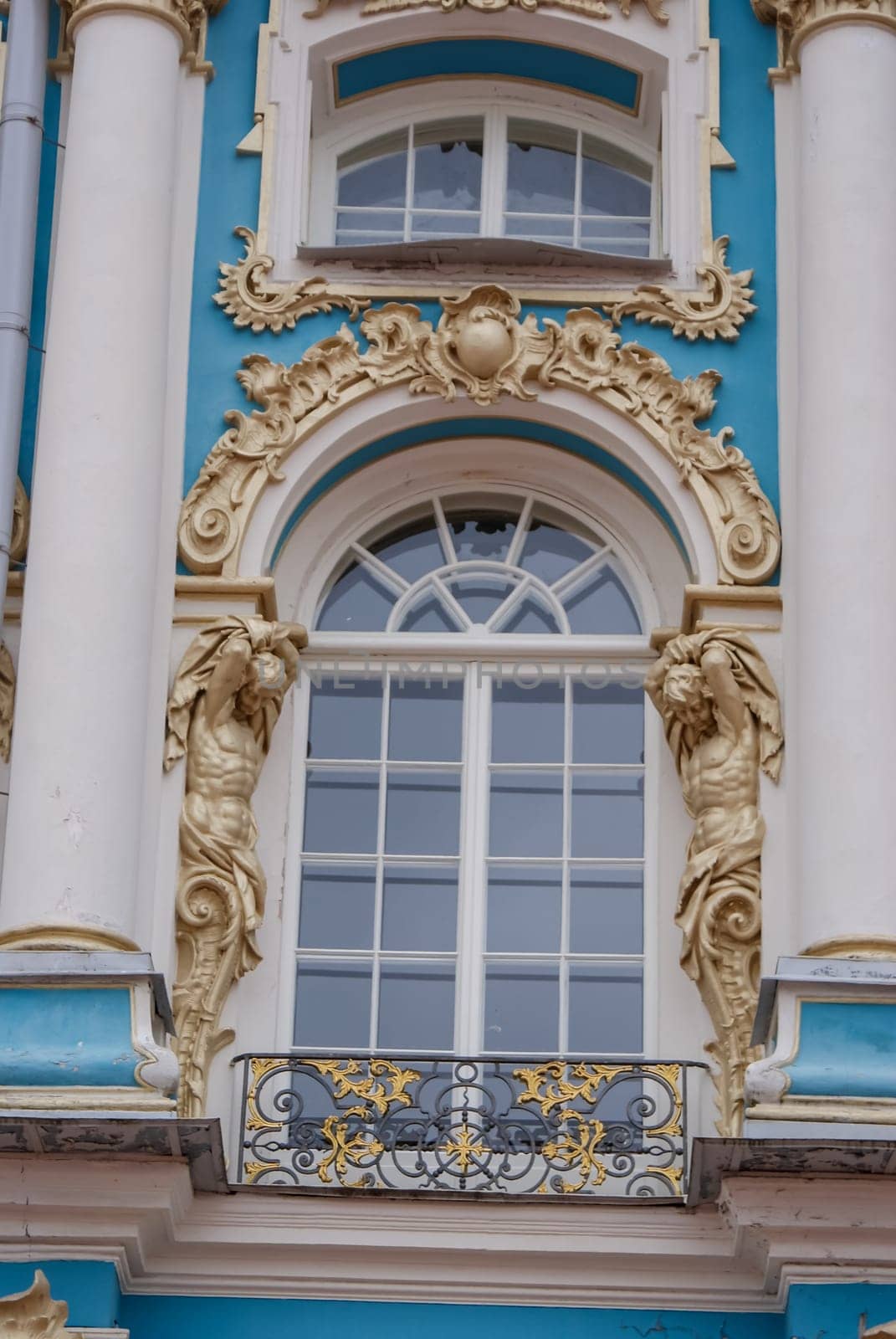 Saint-Petersburg, Russia - August 12, 2016: City of St. Pererburge. The palaces and architecture of the city. Buildings of historical part of the city.