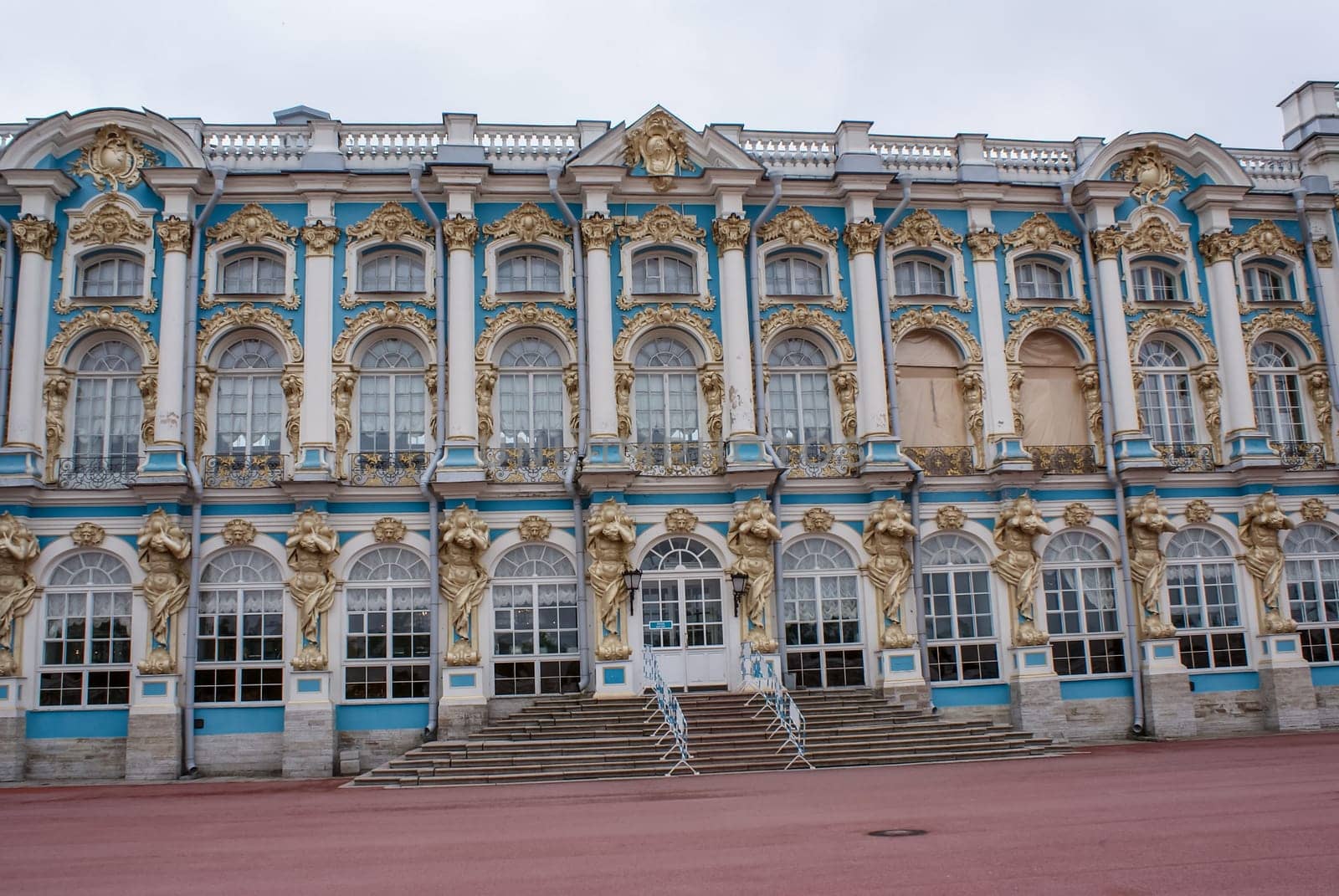 Saint-Petersburg, Russia - August 12, 2016: City of St. Pererburge. The palaces and architecture of the city. Buildings of historical part of the city.