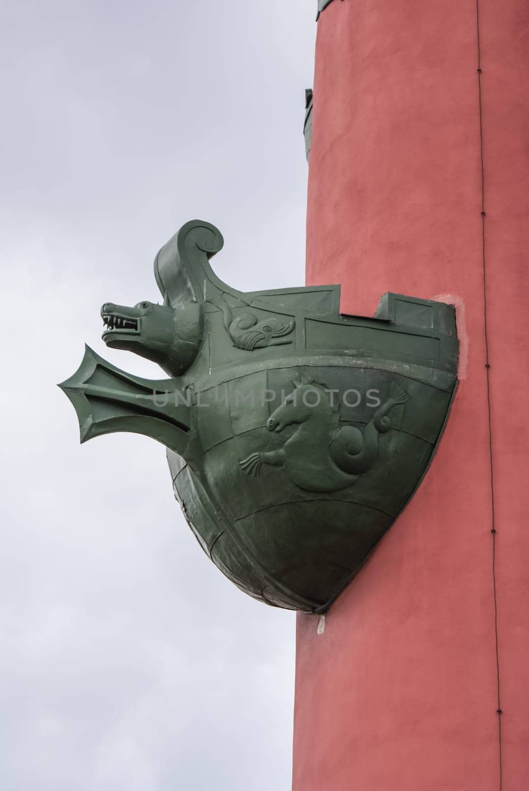 Saint-Petersburg, Russia - August 12, 2016: Statues and monuments of St. Petersburg. City St. Petersburg architecture. Sculptures in style