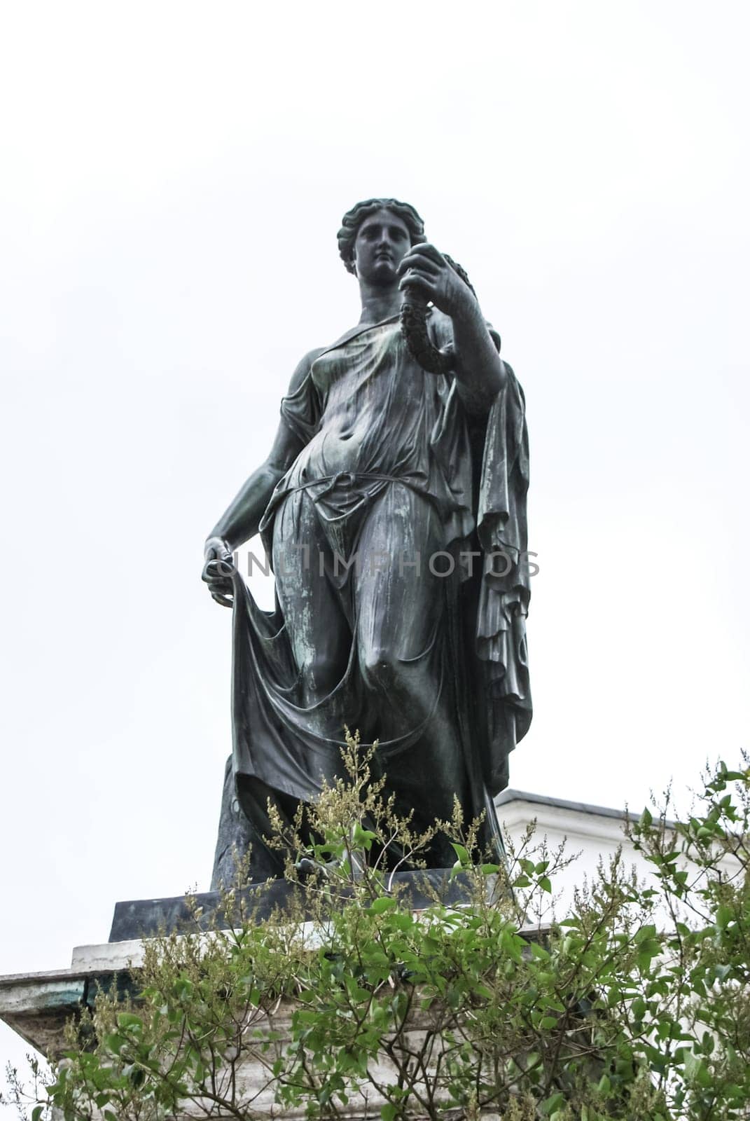 Saint-Petersburg, Russia - August 12, 2016: Statues and monuments of St. Petersburg. City St. Petersburg architecture. Sculptures in style