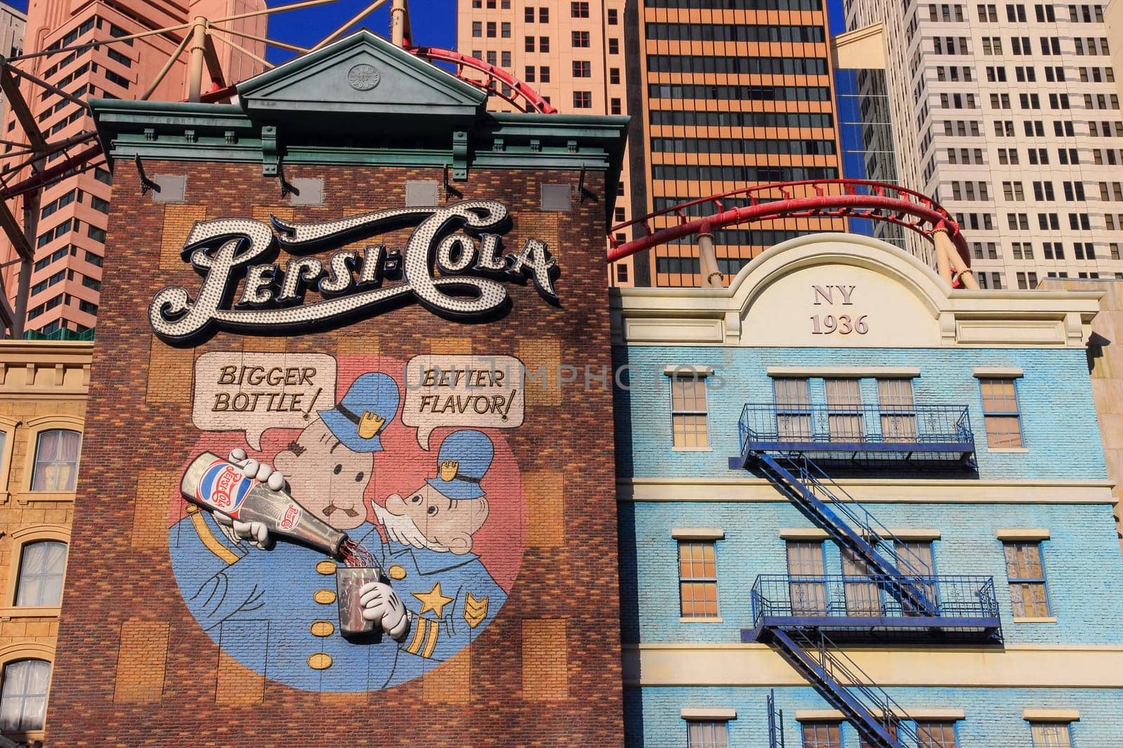 Las Vegas, USA - 15 July 2013: Walking in Las Vegas. City streets. Commercial and private buildings. Street life.