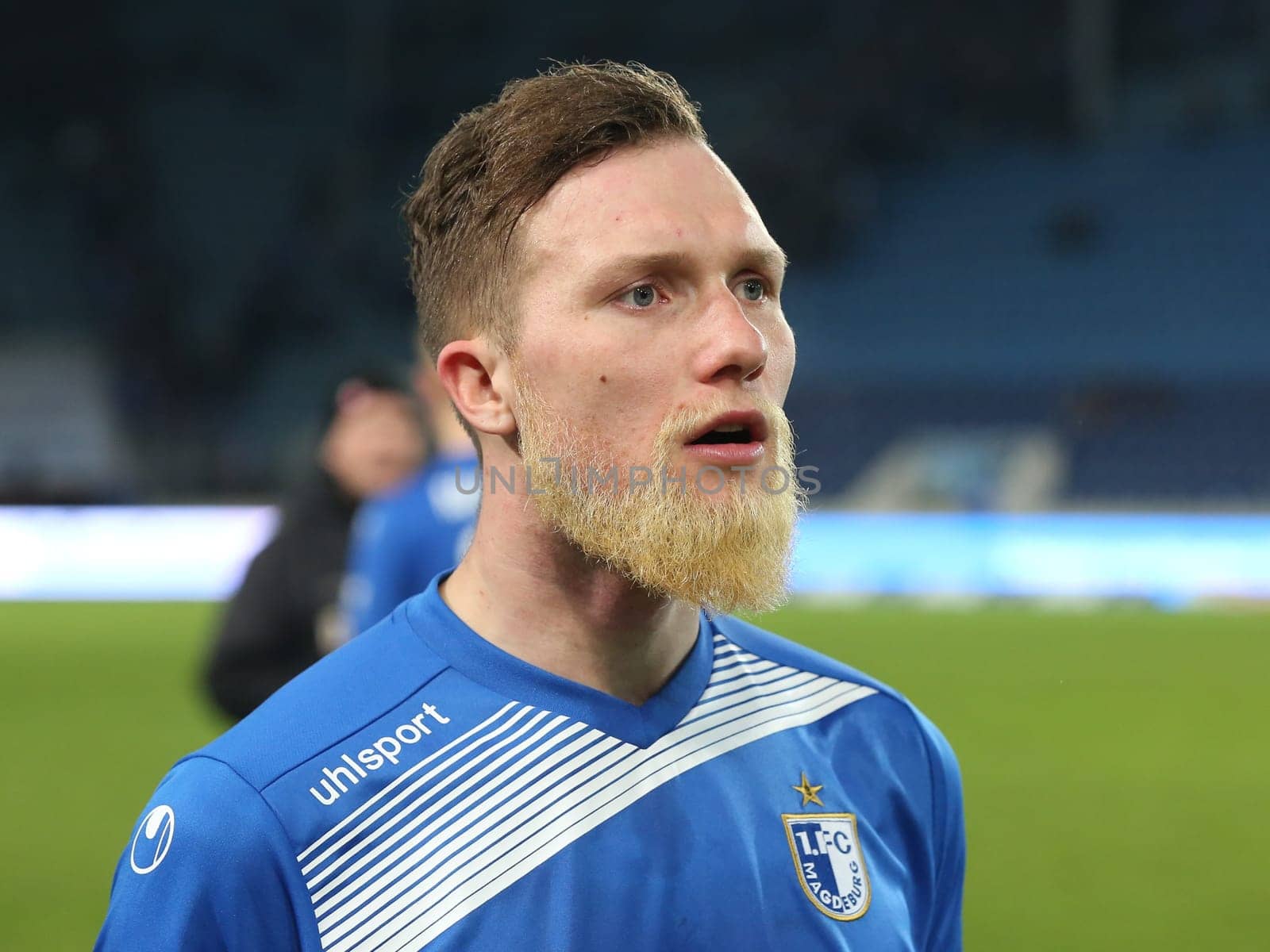 Jan Löhmannsröben (1.FC Magdeburg) at 3rd League Season 2016/2017 Point Game 1.FCM against SC Preußen Münster
