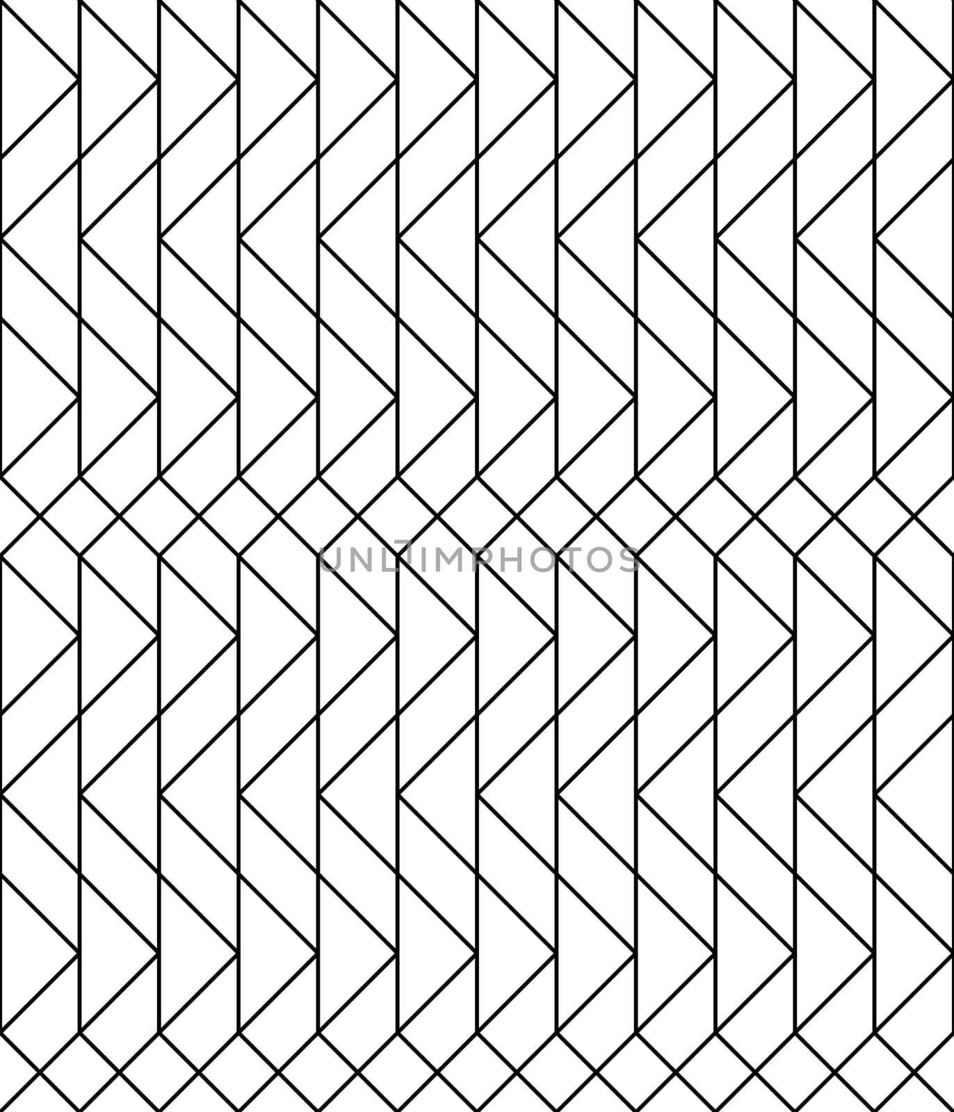 Seamless geometric pattern. Vector abstract classical background in black and white color