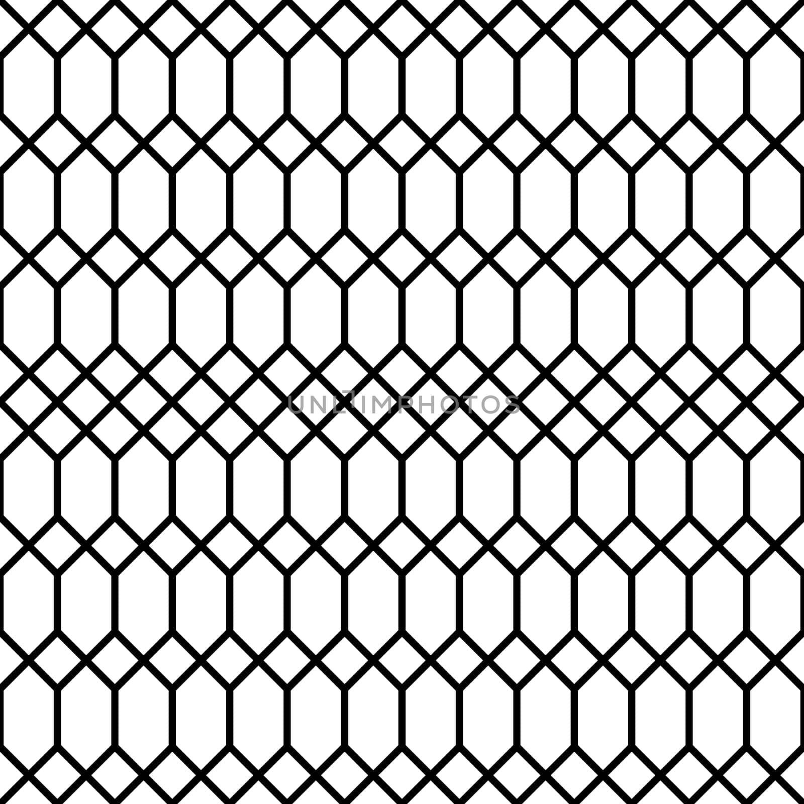 Seamless geometric pattern. Vector abstract classical background in black and white color