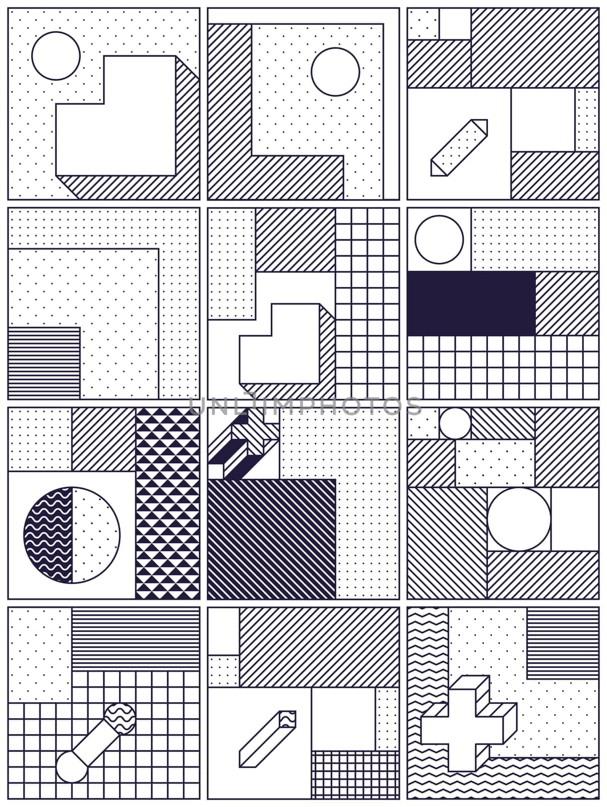Big Collection with trendy backgrounds for your project, animation, advertisement, commercial banner, flyer, sale, frame. Simple poster, patches, badges in mix neo memphis, pop art style