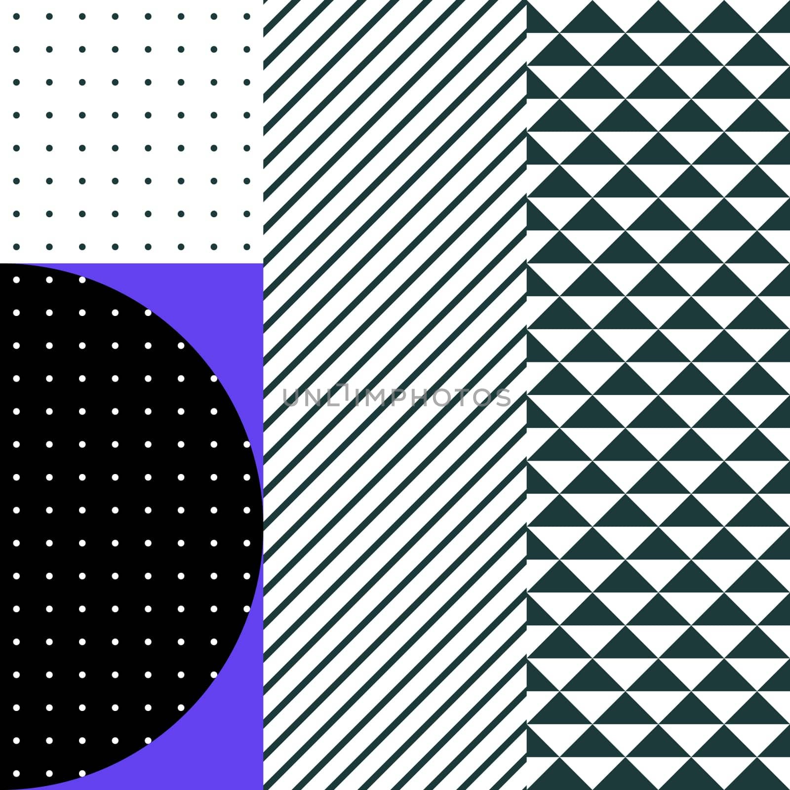 Festive Background in Neo Memphis Style Colorful Decorative Wallpaper with Simple Editable Bold Block Bright Color positive digital print