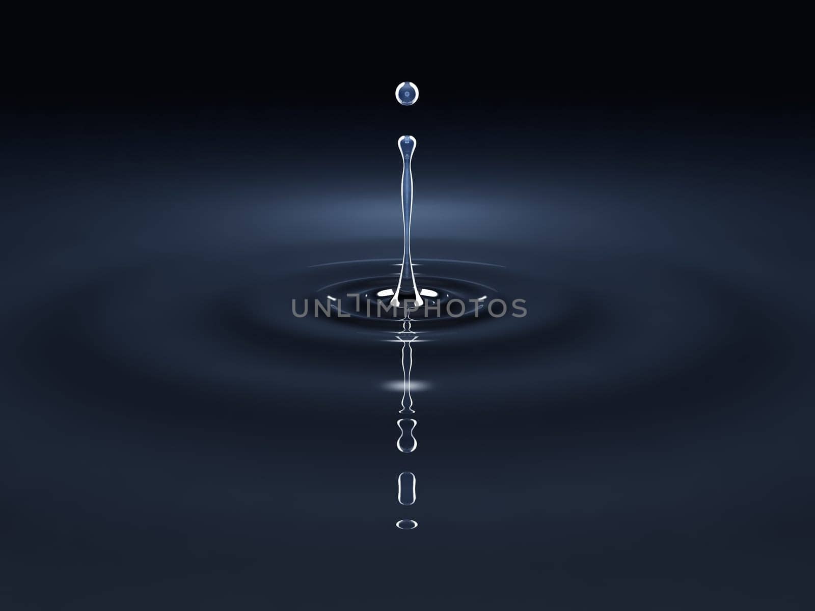 An image of a black water drop background