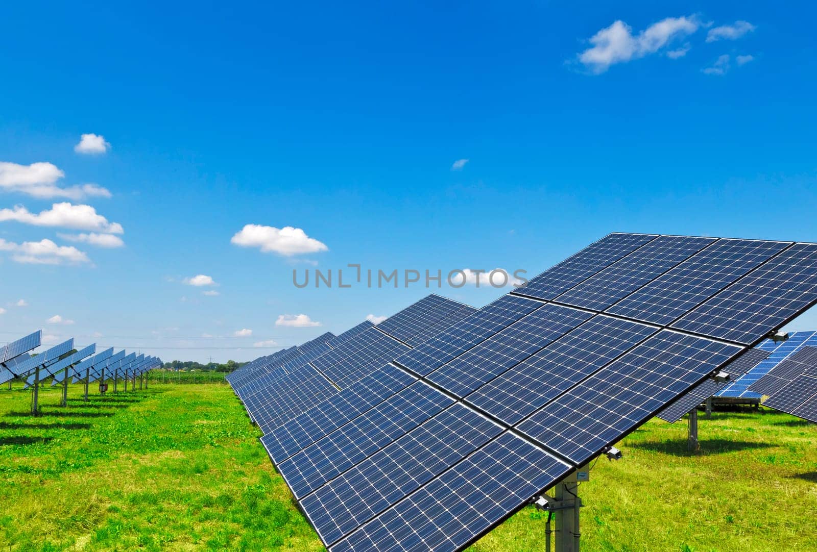 An image of a big solar plant