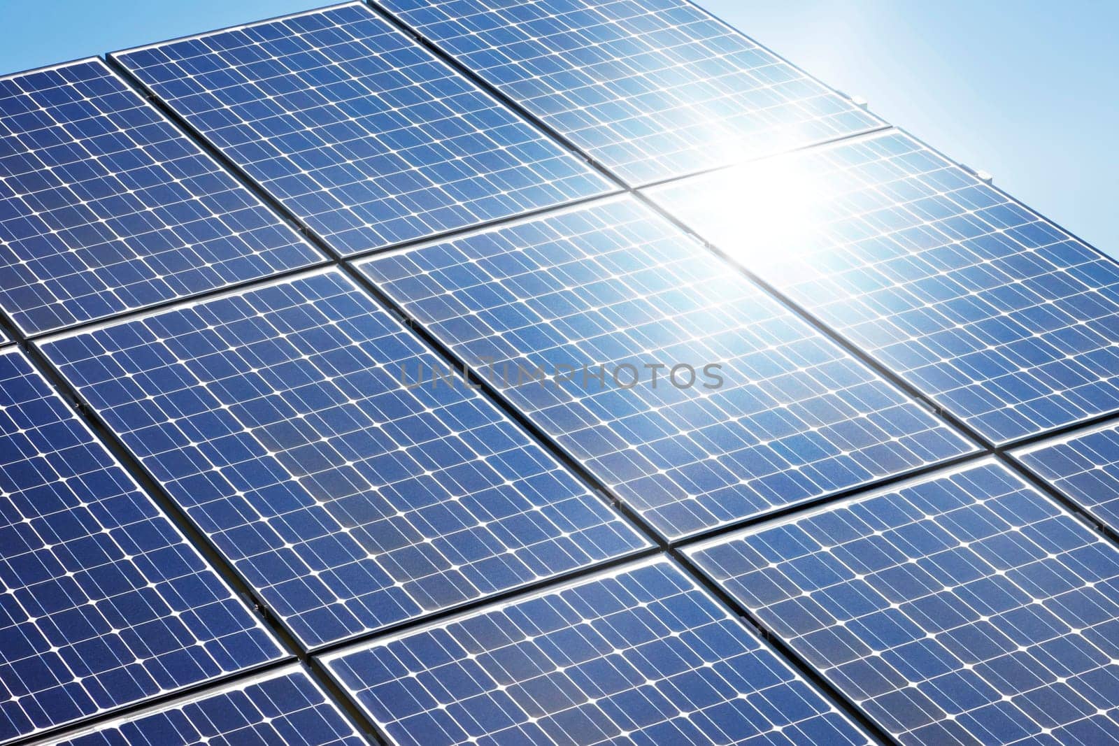 An image of a big solar plant