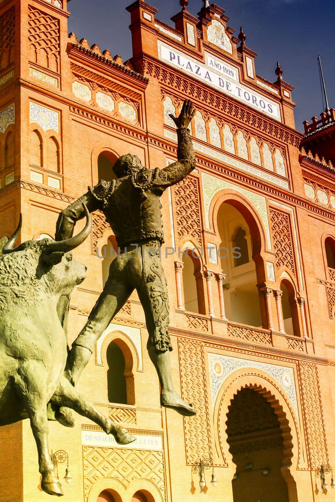 Statue of Bullfighter in Madrid Las Ventas