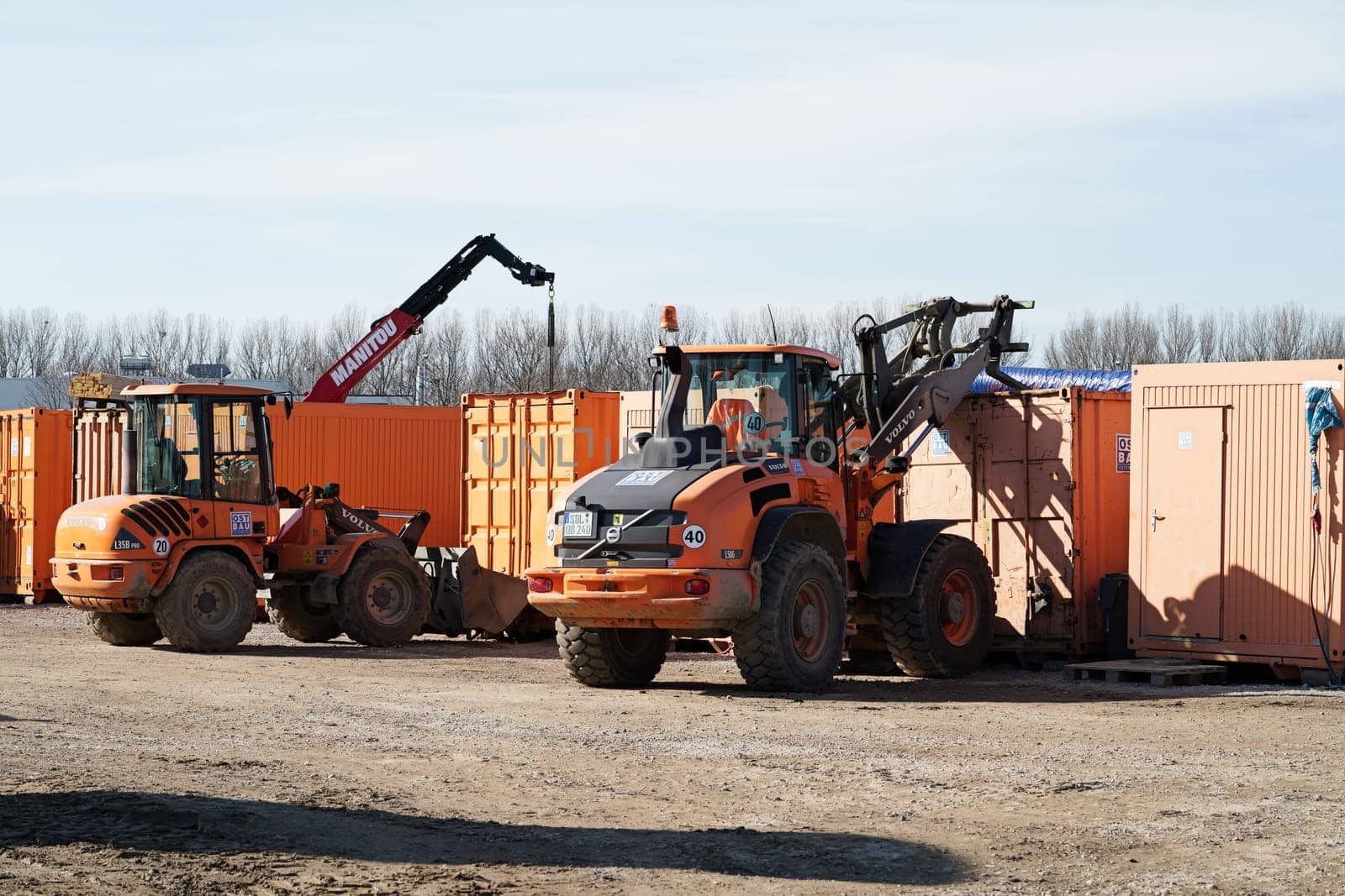 Construction site of an IKEA store in Magdeburg.