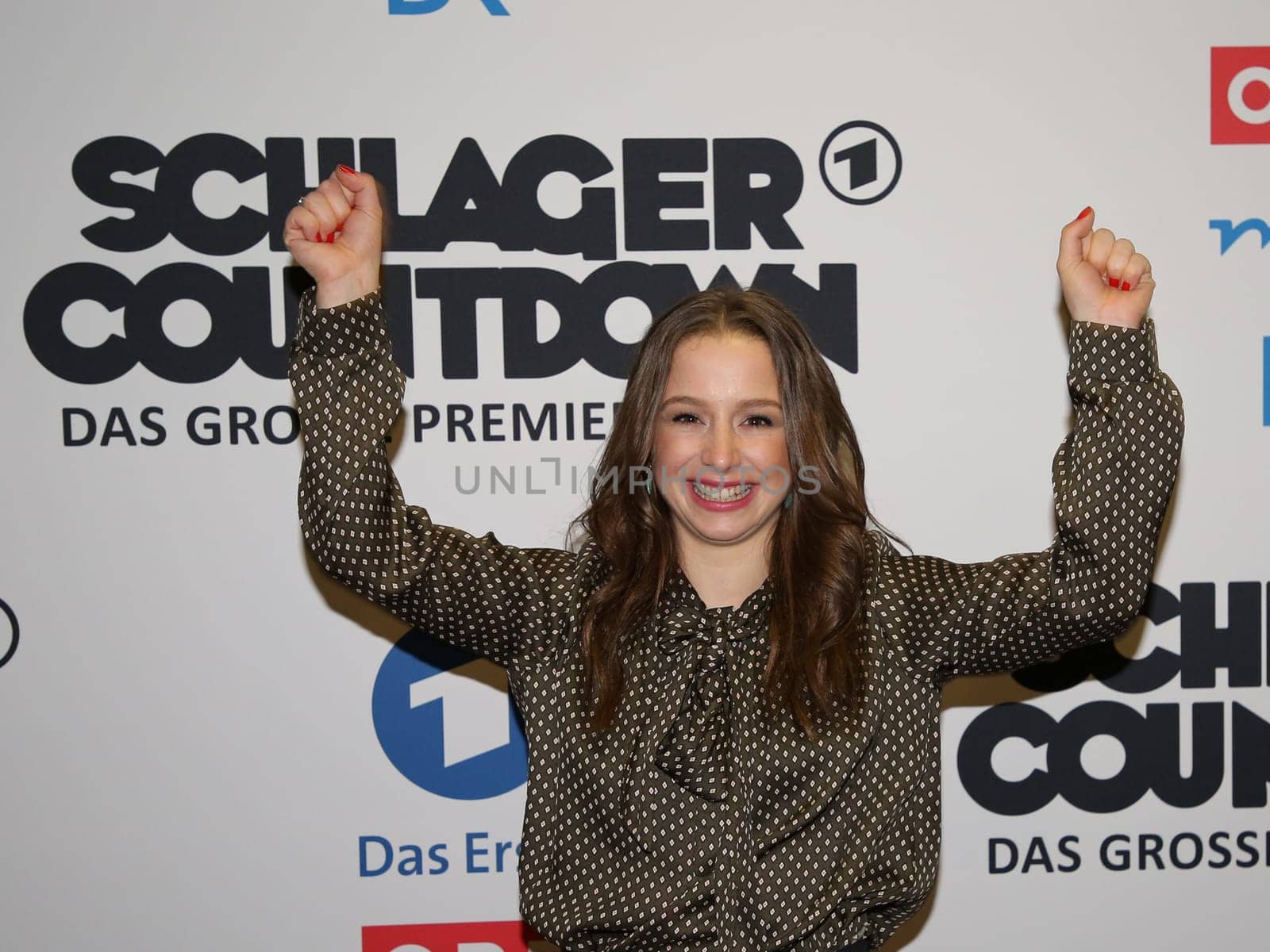Singer Oonagh on the Red Carpet for the ARD TV show Schlager Countdown in Oldenburg on 25.03.2017