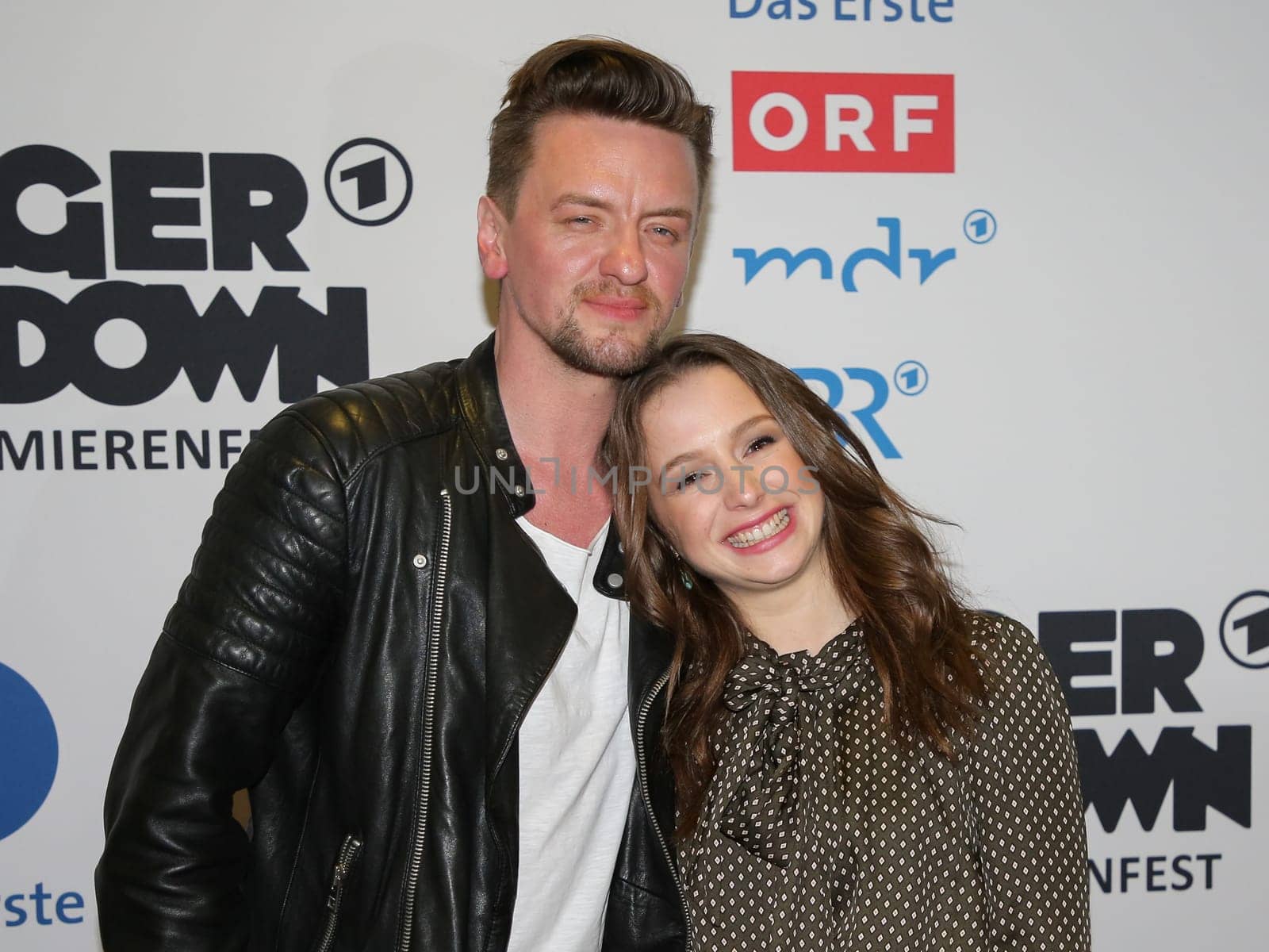 Singer Ben Zucker and singer Oonagh on the Red Carpet for the ARD TV show Schlager Countdown in Oldenburg on 25.03.2017