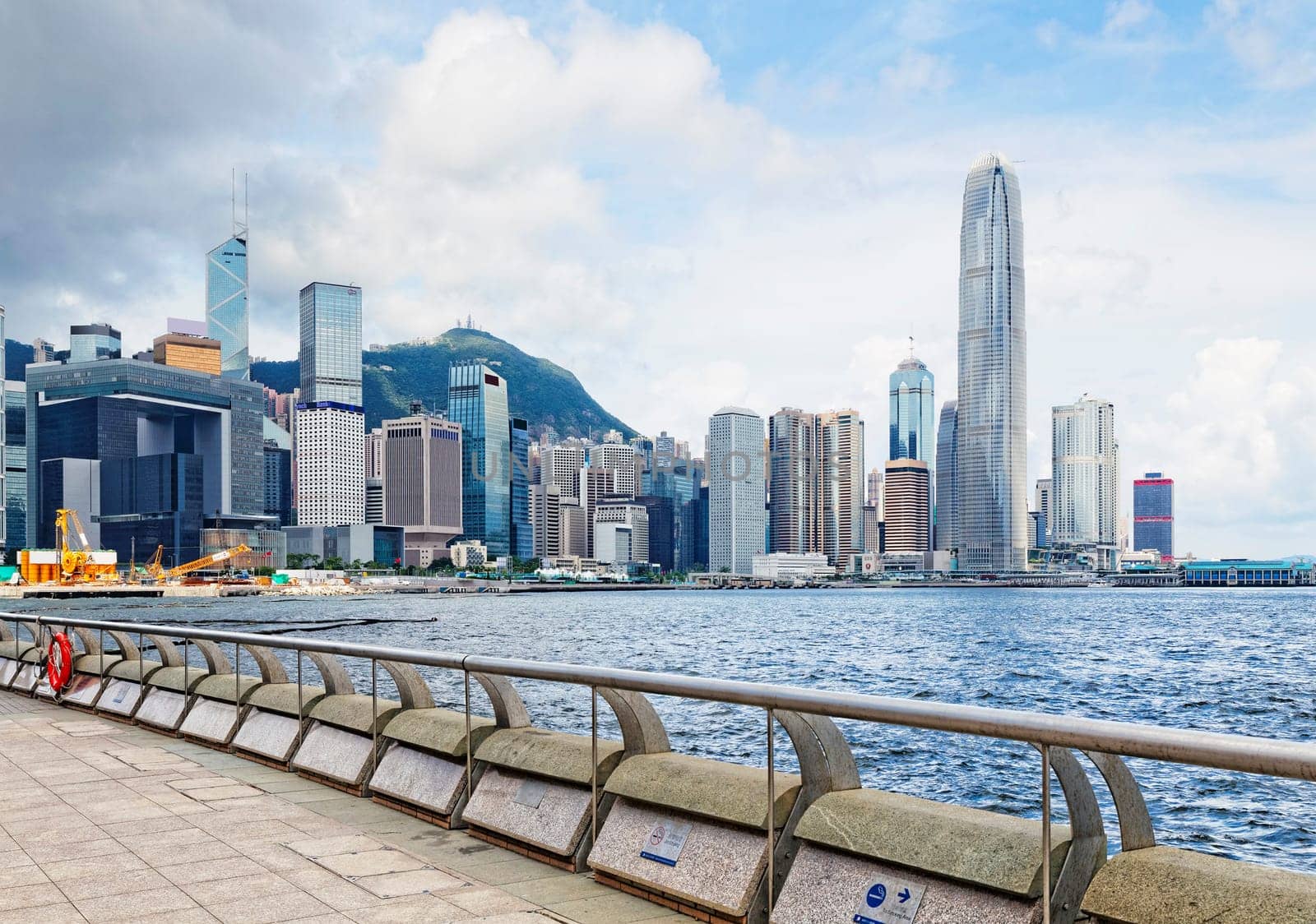 hong kong landmark place at day
