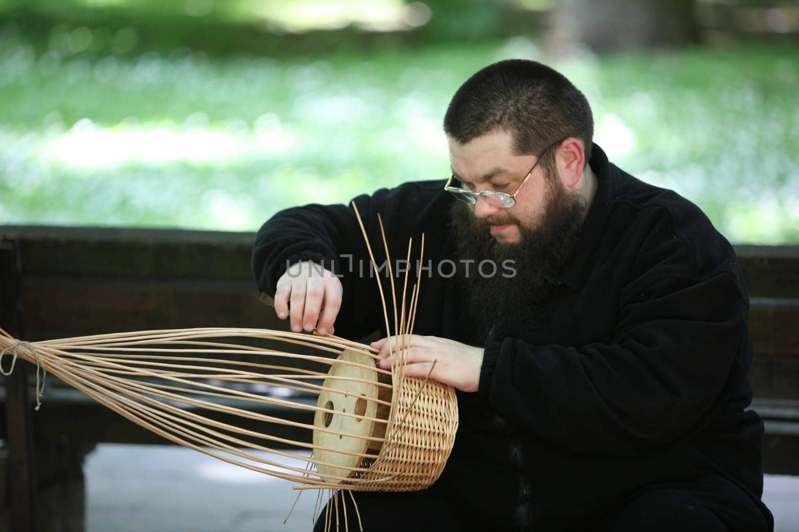 The Market at the Summer Festival in a Parc in the old City of Vilnius in the Baltic State of Lithuania