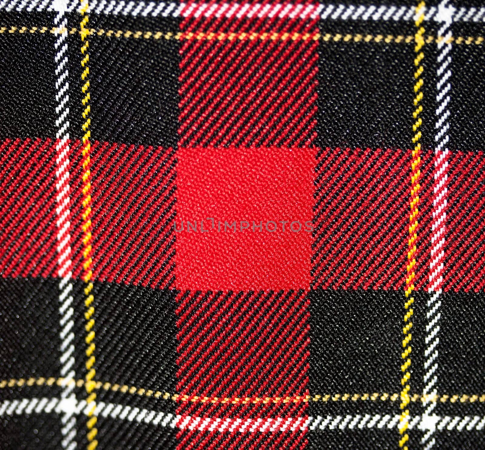 plaid fabric red scottish design